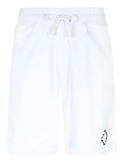 Marcelo Burlon County Of Milan Cotton Bermuda Shorts In White