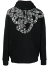 MARCELO BURLON COUNTY OF MILAN LOGO-GRAPHIC ORGANIC-COTTON HOODIE