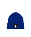 Marcelo Burlon County Of Milan Logo-patch Beanie In Blue