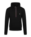 Marcelo Burlon County Of Milan Embroidered Cross Drawstring Hoodie In Black
