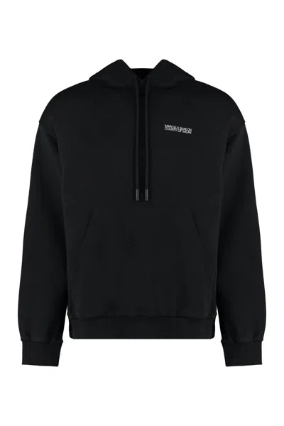 MARCELO BURLON COUNTY OF MILAN MARCELO BURLON COUNTY OF MILAN LOGO PRINT HOODIE
