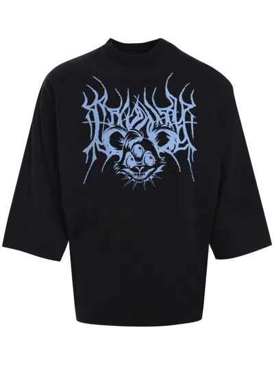 Marcelo Burlon County Of Milan Logo-print T-shirt In Schwarz