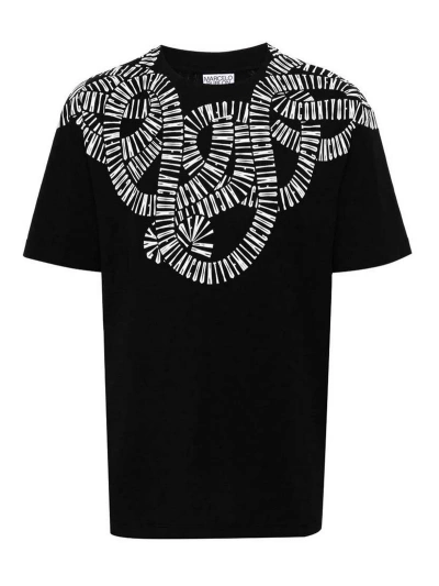 Marcelo Burlon County Of Milan Camiseta - Negro In Black