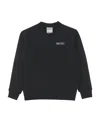 Marcelo Burlon County Of Milan Logo Round-necked Sweater In Black