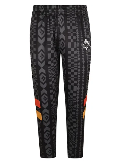Marcelo Burlon County Of Milan Logo Trousers In Black