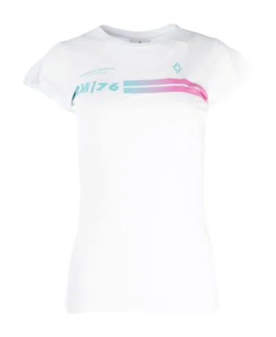 Marcelo Burlon County Of Milan Logo Wing Printed T-shirt In White
