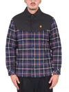 Marcelo Burlon County Of Milan Marcelo Burlon Long-sleeved Shirt In Blue