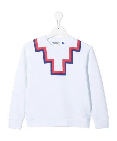 Marcelo Burlon County Of Milan Long-sleeved Sweater In White