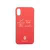 Marcelo Burlon County Of Milan Letter-print Phone Case In Red