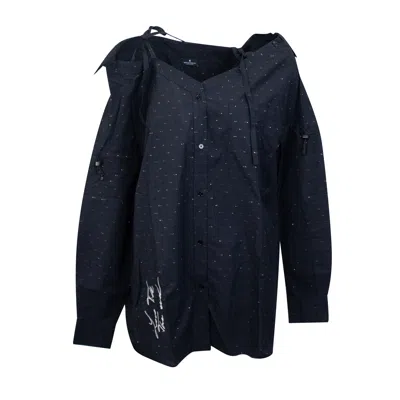 Marcelo Burlon County Of Milan Love Till The End Lurex Dress - Black In Multi