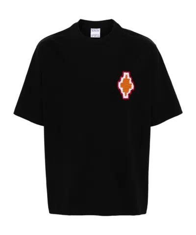 MARCELO BURLON COUNTY OF MILAN MARCELO BURLON COUNTY OF MILAN MACRAME CROSS CEWNECK T-SHIRT