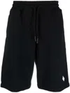 Marcelo Burlon County Of Milan Marcelo Burlon Bermuda With Logo In Black