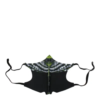 Marcelo Burlon County Of Milan Marcelo Burlon Face Mask Men Multicolored Fabric In Black