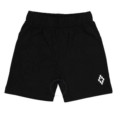 Marcelo Burlon County Of Milan Marcelo Burlon Baby Bermuda Logo Shorts In Black