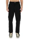 Marcelo Burlon County Of Milan Solid Color Cargo Sweatpants With Contrasting Embroidery