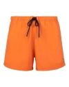 Marcelo Burlon County Of Milan Marcelo Burlon Colorful Cross Swim Shorts Man Swim Trunks Orange Size Xxl Polyamide In Orange