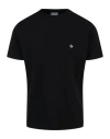 Marcelo Burlon County Of Milan Vintage-effect Snake Print T-shirt In Black
