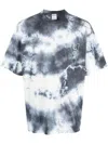 Marcelo Burlon County Of Milan Marcelo Burlon Com Logo Tie-dye Oversize T-shirt
