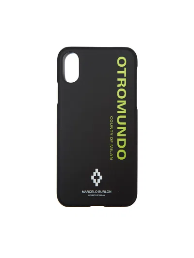 Marcelo Burlon County Of Milan Marcelo Burlon Cover Iphone Xs Max In Black