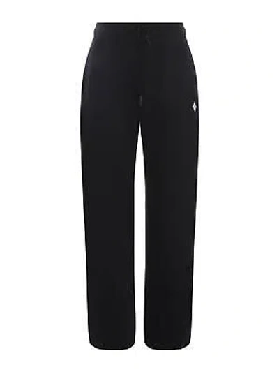 Pre-owned Marcelo Burlon County Of Milan Marcelo Burlon Cross Embroidered Sweat Pants In Nero