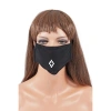 MARCELO BURLON COUNTY OF MILAN MARCELO BURLON CROSS FACE MASK IN BLACK/WHITE