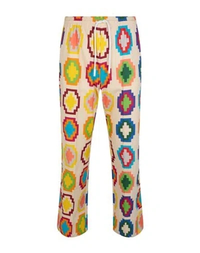 Marcelo Burlon County Of Milan Marcelo Burlon Cross Print Pants Man Pants Multicolored Size Xl Cotton In Fantasy