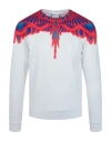Marcelo Burlon County Of Milan Marcelo Burlon Curves Wings Crewneck Sweatershirt In Fantasy