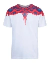 Marcelo Burlon County Of Milan Curves Wings T-shirt In Fantasy