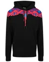 Marcelo Burlon County Of Milan Curved Wings-print Hoodie