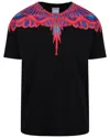 Marcelo Burlon County Of Milan Black Logo Short-sleeved T-shirt