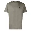 Marcelo Burlon County Of Milan Marcelo Burlon Embroidered-logo Detail T-shirt In Black