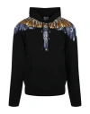 MARCELO BURLON COUNTY OF MILAN MARCELO BURLON HAWAIIAN WINGS HOODIE MAN SWEATSHIRT MULTICOLORED SIZE L COTTON