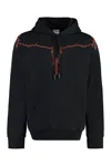Marcelo Burlon County Of Milan Stitch Wings Cotton Hoodie