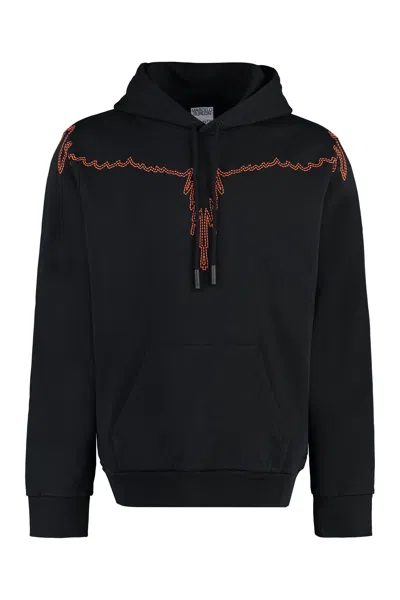 MARCELO BURLON COUNTY OF MILAN MARCELO BURLON HOODED SWEATSHIRT