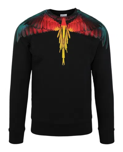 Marcelo Burlon County Of Milan Marcelo Burlon Icon Wings Crewneck Sweatshirt In Black