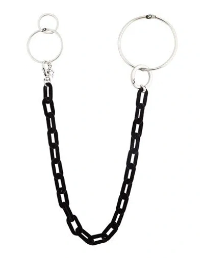 Marcelo Burlon County Of Milan Marcelo Burlon Key Ring Black Size - Metal