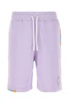 Marcelo Burlon County Of Milan Marcelo Burlon Man Shorts & Bermuda Shorts Lilac Size L Cotton, Polyester