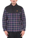 Marcelo Burlon County Of Milan Marcelo Burlon Long-sleeved Shirt In Blue