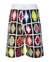 Marcelo Burlon County Of Milan Marcelo Burlon Macrame Cross Knit Shorts Man Shorts & Bermuda Shorts Multicolored Size L Cotton In Fantasy