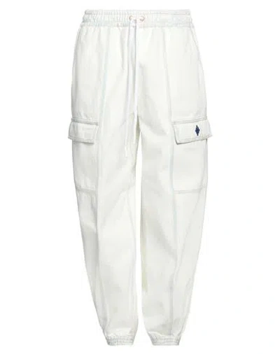 Marcelo Burlon County Of Milan Marcelo Burlon Man Jeans Off White Size Xl Cotton, Polyester