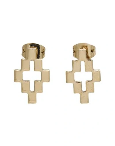 Marcelo Burlon County Of Milan Marcelo Burlon Man Earrings Gold Size - Metal