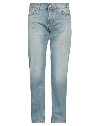 Marcelo Burlon County Of Milan Marcelo Burlon Man Jeans Blue Size 32 Cotton, Acrylic, Polyester
