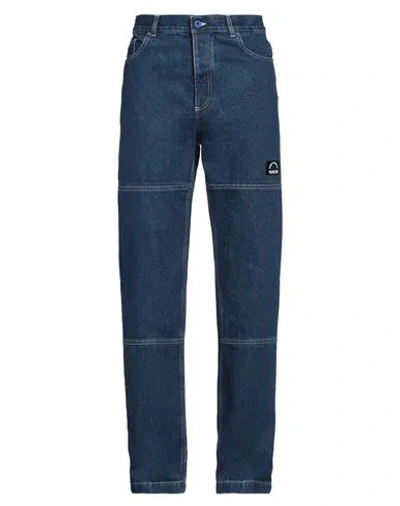 MARCELO BURLON COUNTY OF MILAN MARCELO BURLON MAN JEANS BLUE SIZE 31 COTTON, POLYESTER