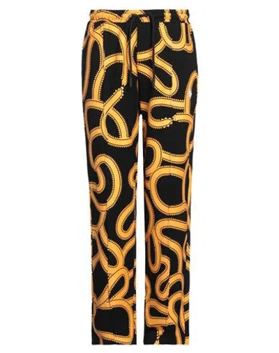 Marcelo Burlon County Of Milan Marcelo Burlon Man Pants Black Size L Viscose, Polyamide, Elastane
