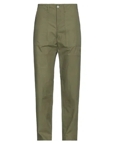Marcelo Burlon County Of Milan Marcelo Burlon Man Pants Military Green Size 36 Cotton, Polyester