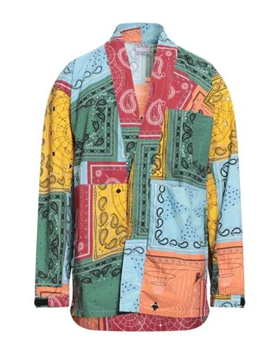 Marcelo Burlon County Of Milan Marcelo Burlon Man Shirt Red Size Xs Polyamide