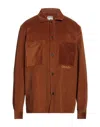 Marcelo Burlon County Of Milan Shirts In Tan