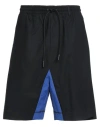 Marcelo Burlon County Of Milan Marcelo Burlon Man Shorts & Bermuda Shorts Black Size L Cotton, Polyurethane In Black