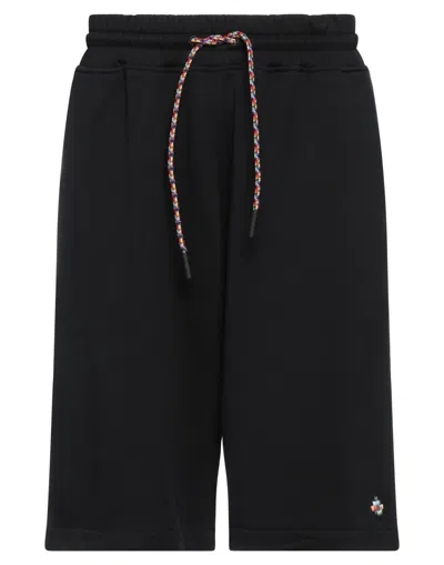 Marcelo Burlon County Of Milan Marcelo Burlon Man Shorts & Bermuda Shorts Black Size Xs Cotton, Polyester