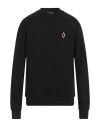 Marcelo Burlon County Of Milan Marcelo Burlon Man Sweatshirt Black Size M Cotton, Elastane In Black